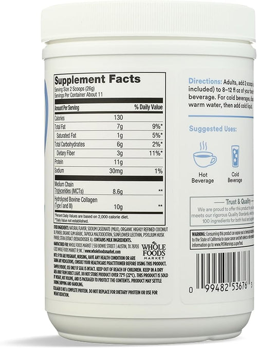 365 by Whole Foods Market Vanilla Collagen Creamer 10.5 OZ