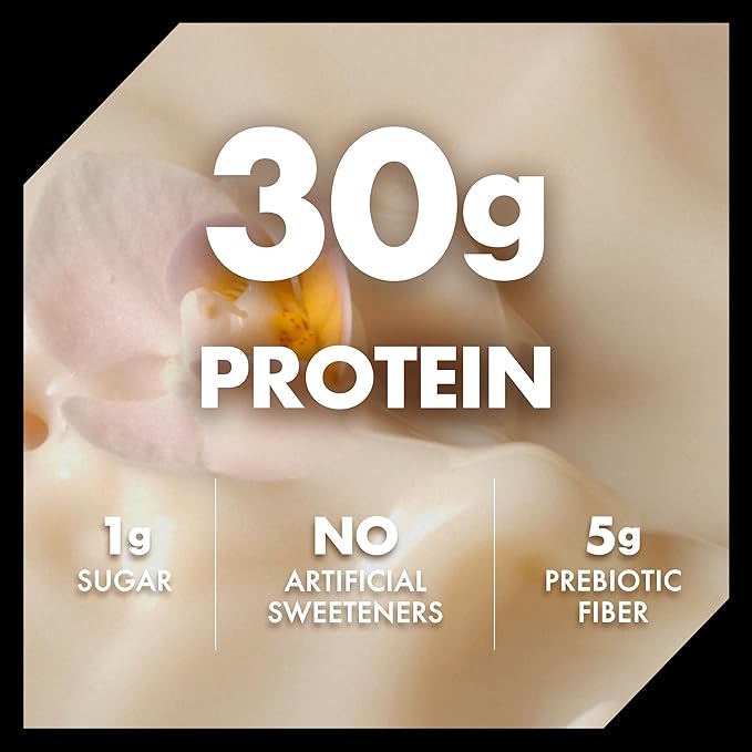 Oikos Protein Shake Exclusive Variety Pack 30g High Protein Drinks Shelf Stable Ready to Drink 5g Prebiotic Fiber 12 fl oz Bottle (8 ct Vanilla 4 ct Chocolate