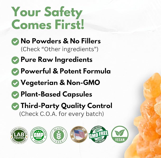 HCL HERBAL CODE LABS Boswellia Serrata Extract Capsules 65% Boswellic Acid 700mg Equal to 7000mg Resin Powder Extra Strength &amp Superior Absorption 6 Month Supply 180 Vegan Capsules Non-GMO