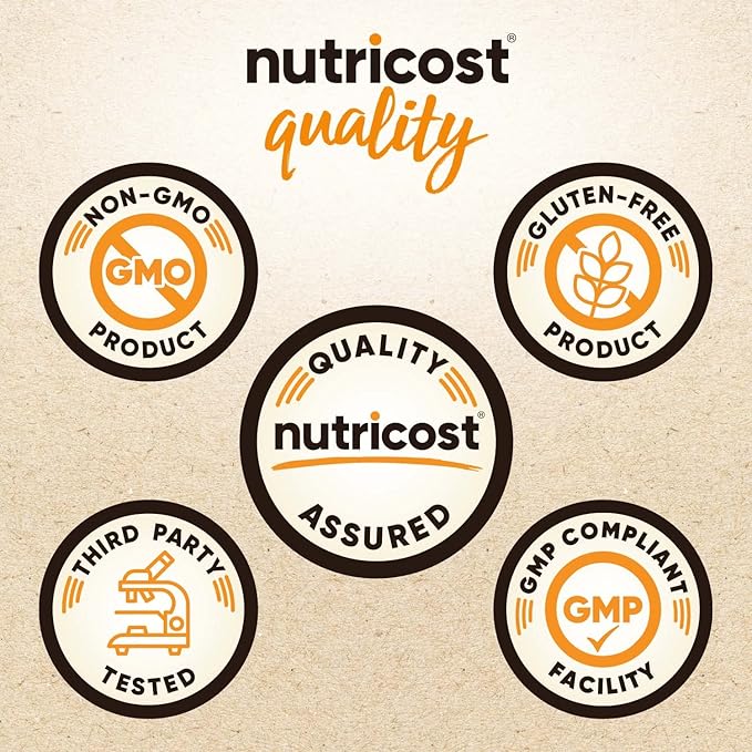Nutricost Organic Whey Protein Concentrate Double Chocolate Flavored (2LBS) - Gluten-Free Non-GMO