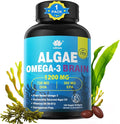 Vegan Omega 3 Supplement 120cts Omega3 Fatty Acids Softgels Fish Oil Alternative Plant-Based DHA EPA Algae Oil Omega-3 Supplement No Fish TasteNon GMO