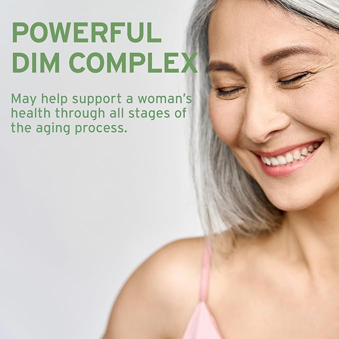 Emerita by Life-flo DIM Supplement Balancing Support for Women with 100mg DIM Plus Calcium D-Glucarate and Broccoli Seed Extract 60-Day Guarantee Not Tested on Animals 30 Servings 60 VegCaps