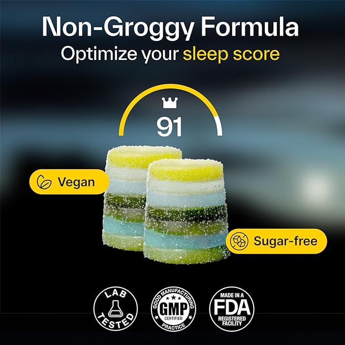 Elo Nootropic Energy and Sleep Gummies Bundle | Citicoline CoQ10 Ashwagandha Magnesium and Melatonin | Caffeine-Free Sugar-Free Vegan Non-GMO | 24-Hour Performance System | 28 Servings Each