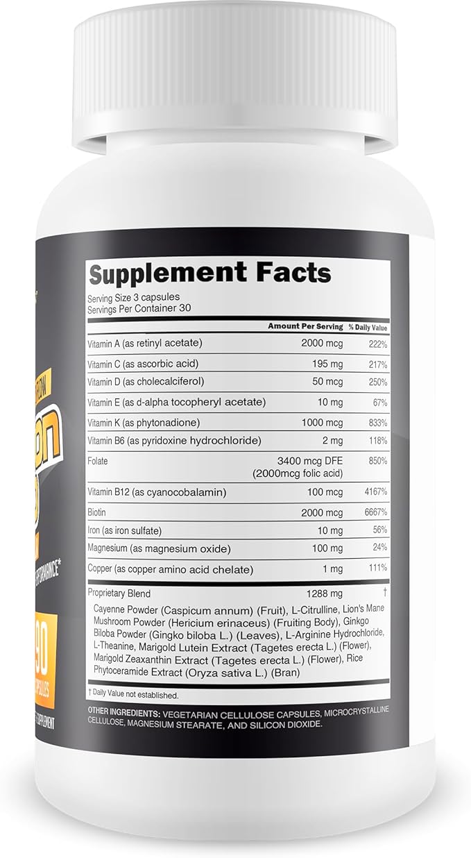 Boostron Pro - Improved Formula - Our Best Blood Flow Booster Supplement - Advanced Blood Flow Care - Our Best Circulation Supplement to Increase Blood Flow Expansion - Vasodilator Nitric Oxide Pills