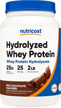 Nutricost Hydrolyzed Whey Protein Powder (Chocolate) 2 LBS - Whey Protein Hydrolysate 25g of Protein GMO-Free Gluten-Free
