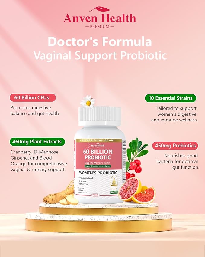 Probiotics for Women + Akkermansia Bundle – Gut Immune &amp Urinary Tract Support with Cranberry D-Mannose &amp Prebiotics丨Hormone-Free Menopause Support