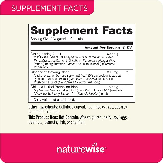 NatureWise [1] CLA 1300 - Non-Stimulating Non-GMO - 90 Softgels[30-Day Supply] + [1] Liver Balance - Milk Thistle Dandelion Turmeric - 120 Capsules[60-Day Supply]