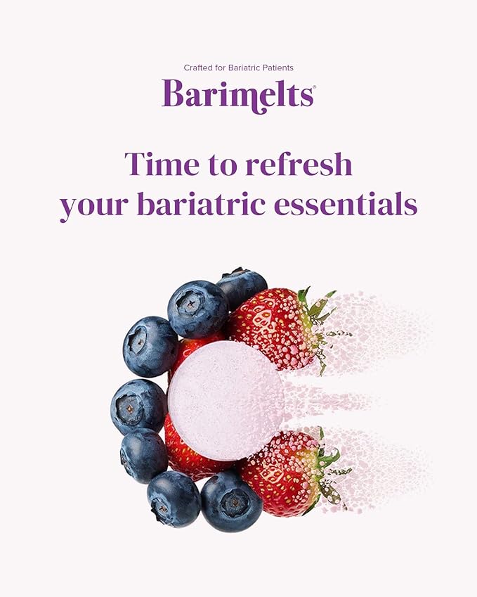 BariMelts Multivitamin - 60 Fast-Dissolving Tablets (1-Month Supply) - Sugar-Free Bariatric Multivitamin for Women Natural Fruit Flavor