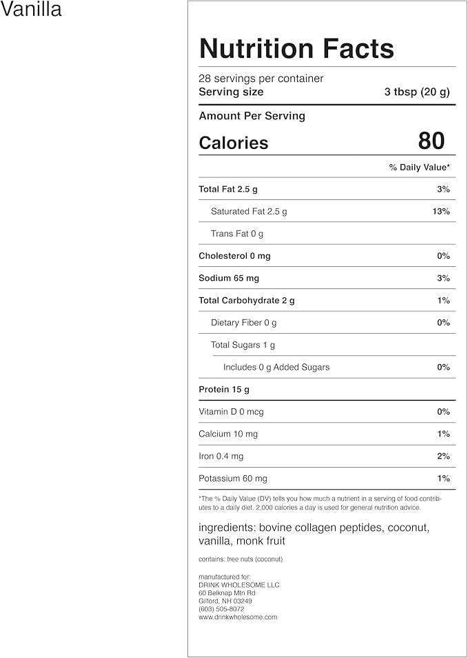 drink wholesome Chocolate and Vanilla Collagen Protein Powder Bundle