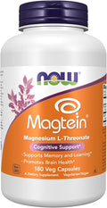 Now Foods Supplements Magtein Magnesium L-Threonate Cognitive Support* 180 Veg Capsules