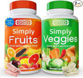 Simply Nature's Pledge - Packed with Over 40 Different Fruits &amp Vegetables - Made with Whole Food Superfoods - with High Beta Carotene – 100% Soy Free - 90 Count (Pack of 2)
