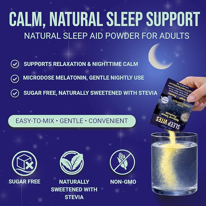 Dr. Price’s Natural Sleep Aid Powder – Berry-Citrus 30 Packs | Sleep Powder Drink Mix with Magnesium Microdose Melatonin &amp Tryptophan | Sleep Support for Adults | Doctor-Formulated Made in USA