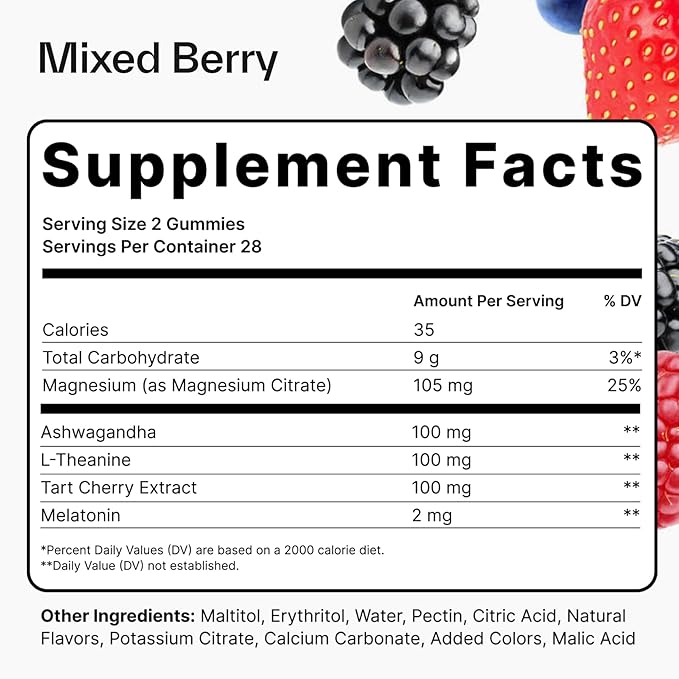 Elo Sleep Gummies for Deep Recovery &amp Restful Sleep | Magnesium L-Theanine &amp Low-Dose Melatonin | Non-Groggy Formula Wake Refreshed | Sugar-Free Vegan Non-GMO | 28 Servings