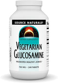 Source Naturals Vegetarian Glucosamine Promotes Healthy Joints* 750 mg Tablet - 240 Count