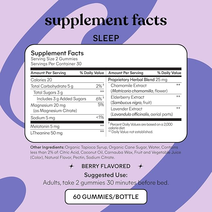 Lemme Sleep &amp Debloat Bundle - Sleep Gummies a Drug-Free Nighttime Aid &amp Debloat Gummies for Digestive &amp Gut Health Probiotics &amp Prebiotics - Gluten Free Gelatin Free Non-GMO - 60