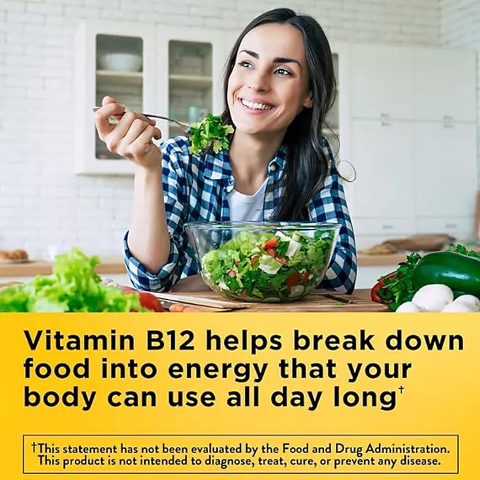 Nature Vitamin B12 1000 mcg – Energy and Metabolism Dietary Supplement 400 Softgels (Pack of 1)