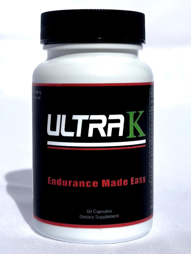 Ultra K High Intensity Training Supplement for Endurance Athletes Improves VO2max Vitamins MK7 MK4 K1 Astaxanthin Vitamin D Best K-D Combo