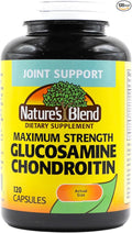 Glucosamine Chondroitin Maximum Strength 120 Capsules by Nature's Blend