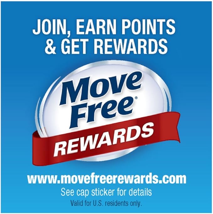 Move Free Advanced 80 tablets - Joint Health Supplement with Glucosamine and Chondroitin (Pack of 5)