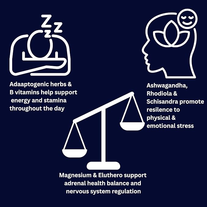 Adrenal &amp Cortisol Support Cream – Stress &amp Energy Balance | Ashwagandha Rhodiola Ginseng Magnesium | 4 oz – Adrenal Revive by King &amp Queen Wellness