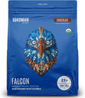 BIRDMAN Falcon Vegan Protein Powder Organic Stevia &amp Sugar Free Plant Based Protein Low Carb Dairy Free Keto Non Whey Protein Probiotic Pea Protein | Chocolate Flavor - 60 Servings - 3.9lb