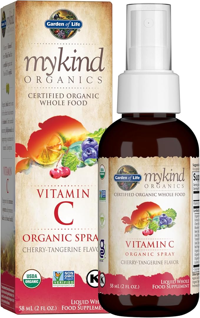 Garden of Life Zinc 30mg + Vitamin C Supplements Bundle - Immune &amp Skin Health