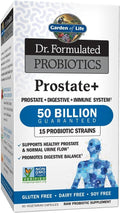 Garden of Life Dr. Formulated Probiotics Prostate+- 50 billion CFU - Supports Prostate Immune &amp Gut Health - Contains Organic Flowens Cranberry &amp Vitamin D3 - 60 Vegetarian Capsules