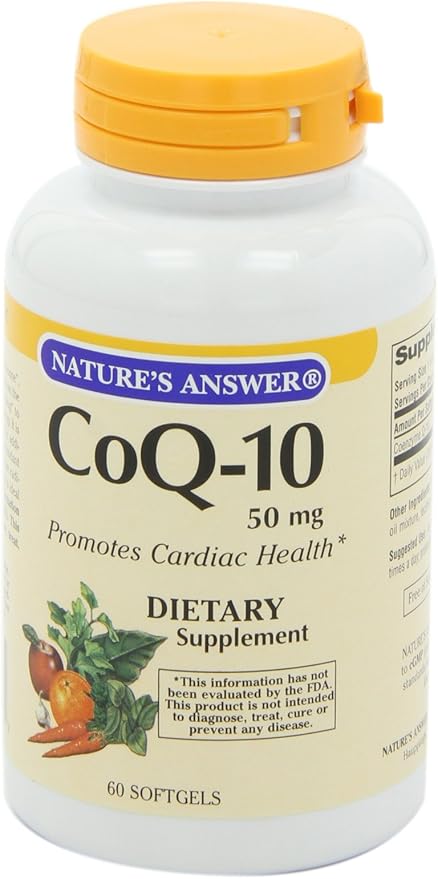 Nature's Answer Coq-10 50 Mg 60-Count