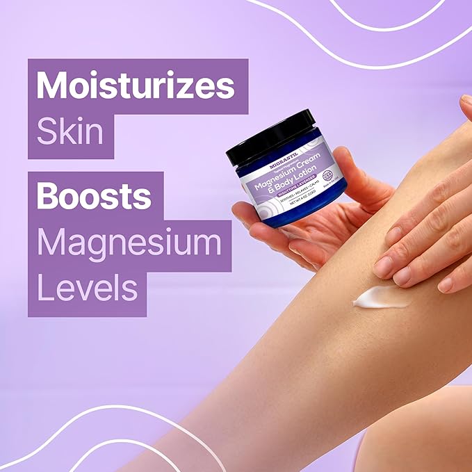 MIGRASTIL Nighttime Lavender Magnesium Cream &amp Stress Inhaler 2-Pack Bundle