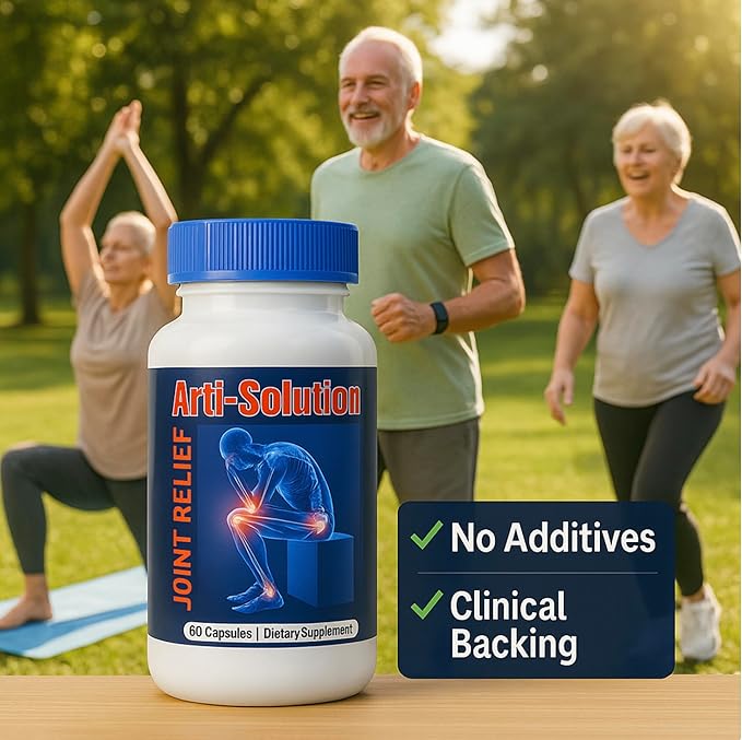 Arti-Solution Joint Support Supplement 2 Pack | 60 Capsules Each | Natural-Based Formula | Daily Routine Add-On | Flex No Artificial Additives | Mobility Focus | Adult Use