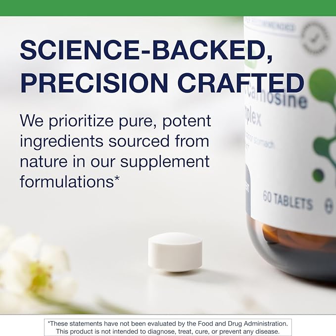 Metagenics Zinlori 75 - High Potency Zinc Carnosine Complex - Supports Stomach Comfort Immune Heart &amp Antioxidant Health* - Non-GMO Gluten-Free Vegan - GMP Certified Facility - 60 Tablets