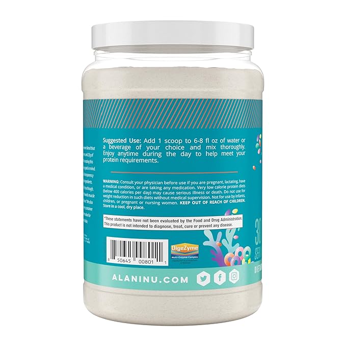 Alani Nu Whey Protein Powder Fruity Cereal | 23g Protein with Low Sugar &amp Digestive Enzymes | Meal Replacement Powder | Low Fat Low Carb Whey Isolate Protein Blend | 30 Servings