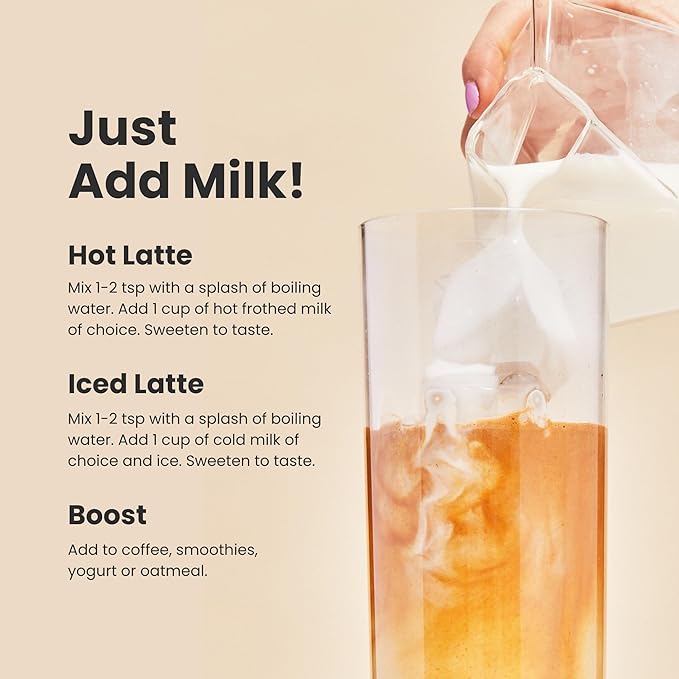 Blume Superfoods Latte - Turmeric Powder and Ginger Powder - Golden Milk Cardamom Ginger Root Caffeine Free Sugar-Free Organic - Vegan Keto Friendly Gluten-Free - 25 Servings