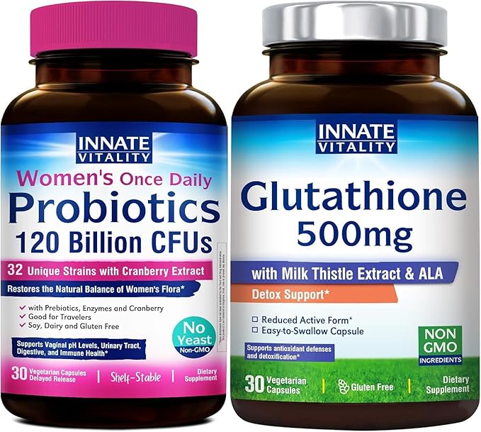 Innate Vitality Probiotics + Glutathione Bundle