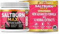 SaltBurn Max Extra Strength Natural Supplement with Organic Herbal Ingredients Turmeric Moringa Wheatgrass 28 Servings 6.3 oz (1)