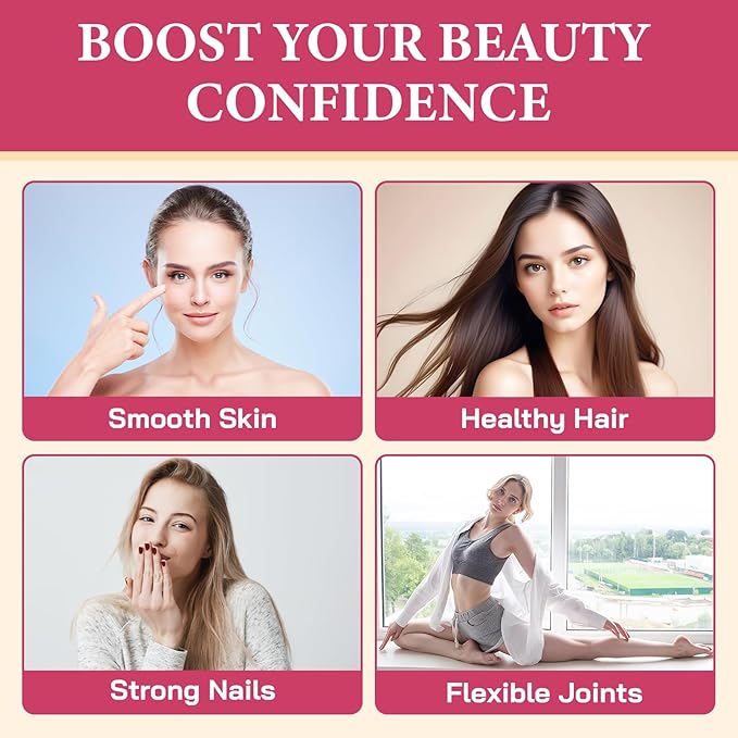 Collagen Gummies for Women Hydrolyzed Collagen Peptides Type I II III V X 0 Sugar - Collagen Gummies for Skin Wrinkles Hair Nails Digestive &amp Immune Health 60 Days Supply