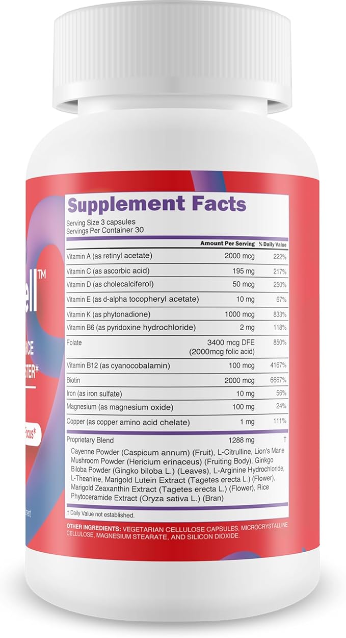 Pro Grit Well Male Performance Max Blood Flow Booster - Our Best Gritwell Male Performance Supplement to Increase Bloodflow to Vital Areas - Healthy Alpha Boost Blood Circulation Supplements for Men