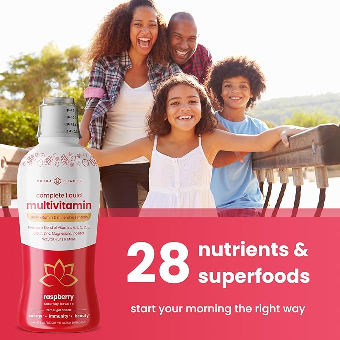 NutraChamps Biotin Gummies and Liquid Multivitamins