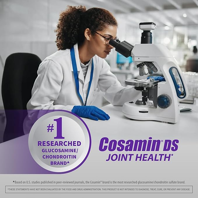 Nutramax Laboratories Cosamin® DS Joint Health Supplement with Glucosamine &amp Chondroitin for Adult Men &amp Women Joint Supplement 108 Capsules