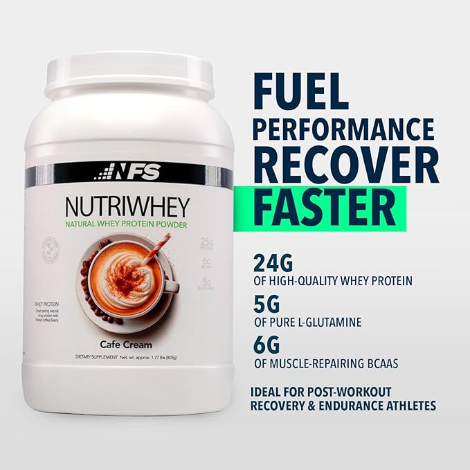 NF Sports NutriWhey Powder (2 Pound (Pack of 1) Café Cream)