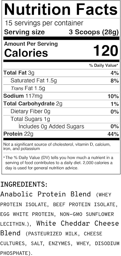 Muscle Boosters Savory Protein Powder | 22g Protein per Serving | Whey Isolate Beef Isolate Egg White | Cooking-Friendly Protein Supplement |Pack of 10 Single Servings