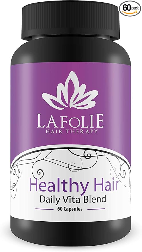 Hair Therapy - Healthy Hair - Daily Vita Blend- Biotin- 60 Capsules