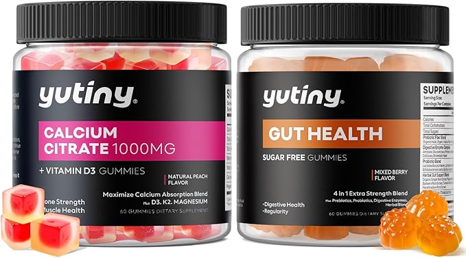 Calcium Citrate Gummies Gut Health Gummies for Women &amp Men