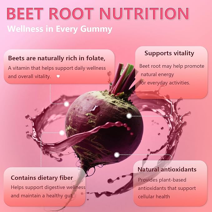 Vitamin B Complex Gummies &amp Beet Root Gummies