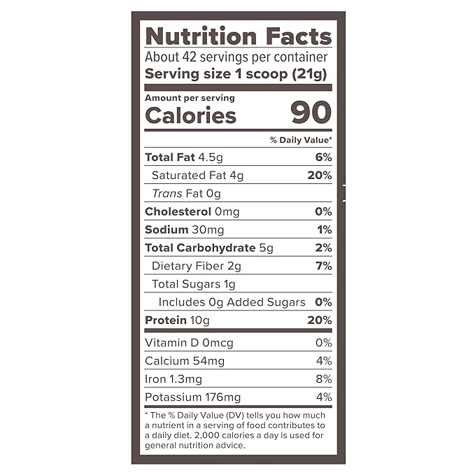 Primal Kitchen Primal Fuel Chocolate Coconut Whey Protein Powder Gluten and Soy Free 1.94 Pounds