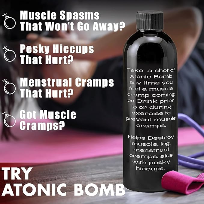 Tonic Man Atonic Bomb Made with Raw Apple Cider Vinegar 16oz Bottle (Pack of 16)