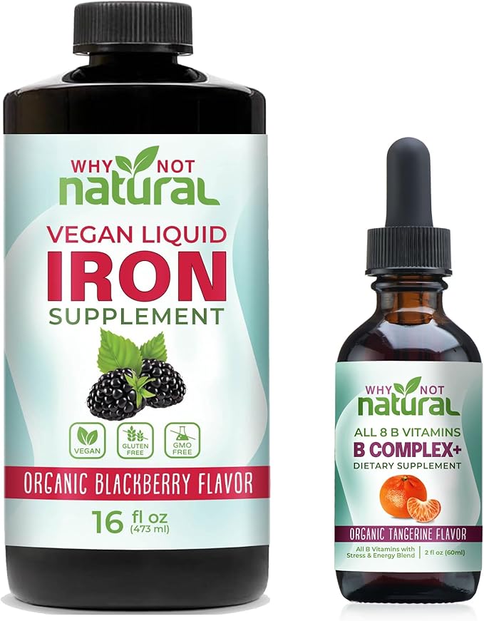 Why Not Natural Liquid Iron + Vitamin B Complex