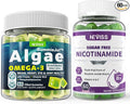 Vegan Omega 3 Gummies 1000mg + Sugar Free Nicotinamide 500mg Gummies