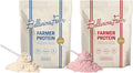 Ballerina Farm Grass Fed Whey Protein Powder Vanilla Bean + Strawberry Crème 24g Protein with Collagen Peptides Bovine Colostrum Hemp Hearts &amp Prebiotic Fiber No Added Sugar 40 Servings Tota