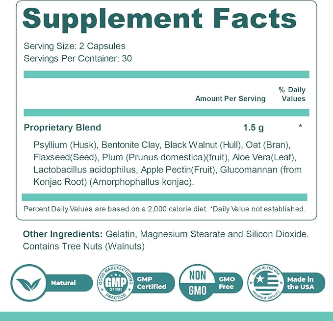 GutOptim Probiotic &amp Prebiotic Capsules | Pre and Probiotics for Synbiotic Gut Health &amp Bloating Relief for Women &amp Men | Enzyme with Probiotics for Digestive Health | Non-GMO 60 Ct 3 Mo